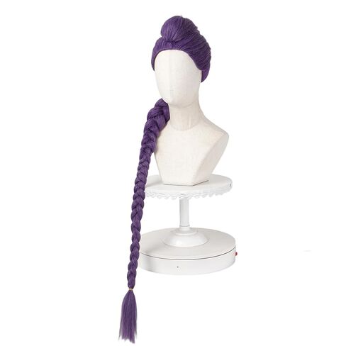 Short Light Purple Coslay Wigs Halloween Custome Party Wig for Adult in Kuwait