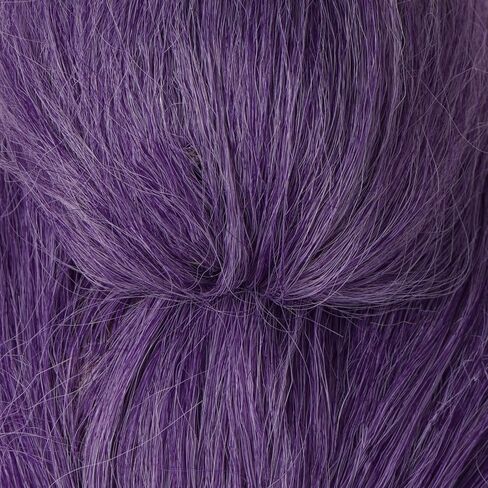 Short Light Purple Coslay Wigs Halloween Custome Party Wig for Adult in Kuwait