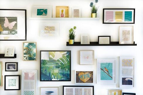 38x34 Black Picture Frames - Ready to Hang Solid Pine Wood Poster Frame - Photo Frame Polished Glass Front Clear Plexiglass Display Photograph - Hanging Hardware Included - Home wall Decor - 38 x 34 in Saudi Arabia