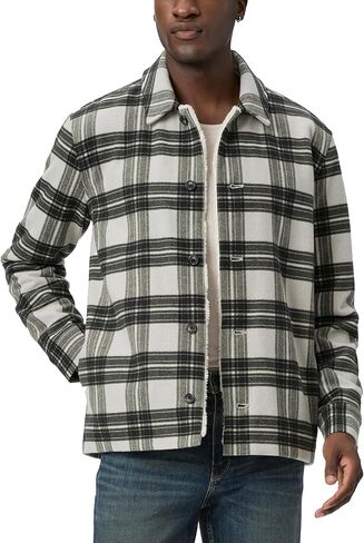PAIGE Men's Rangel Plaid Fleece Lined Jacket in Saudi Arabia