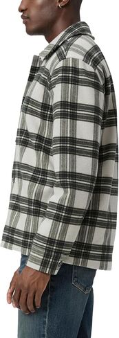 PAIGE Men's Rangel Plaid Fleece Lined Jacket in Saudi Arabia