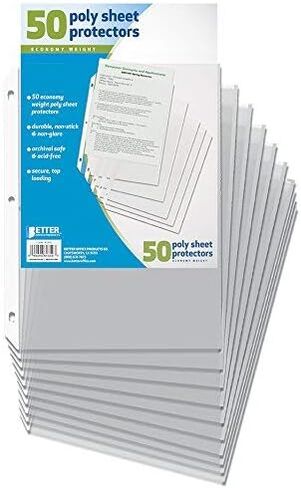 Better Office Products Sheet Protectors, 100 Count (81450) in Saudi Arabia