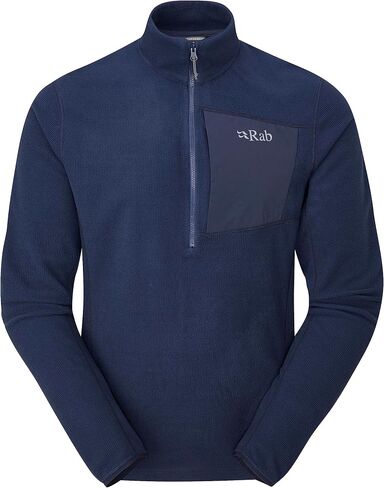 Rab Men's Tecton Pull-On - Half-Zip Lightweight Fleece Jacket for Hiking & Climbing in Saudi Arabia