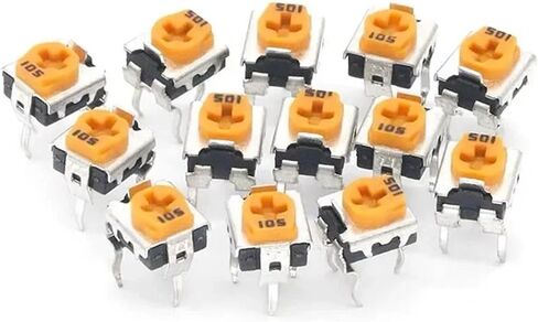 500pcs/lot WH06-2C RM065 Variable Resistor 100R To 1M 13 Values Carbon Film Horizontal Trimpot Potentiometer(WH06 501 500ohm) in Saudi Arabia