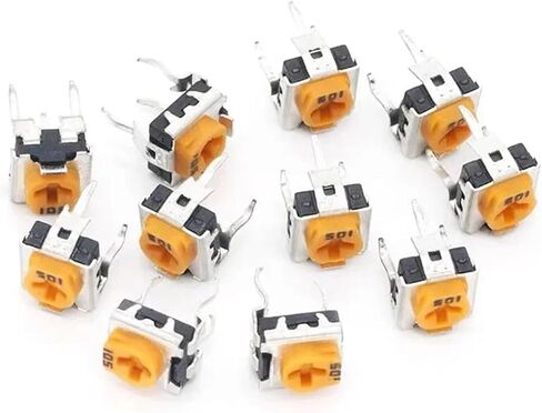 500pcs/lot WH06-2C RM065 Variable Resistor 100R To 1M 13 Values Carbon Film Horizontal Trimpot Potentiometer(WH06 501 500ohm) in Saudi Arabia