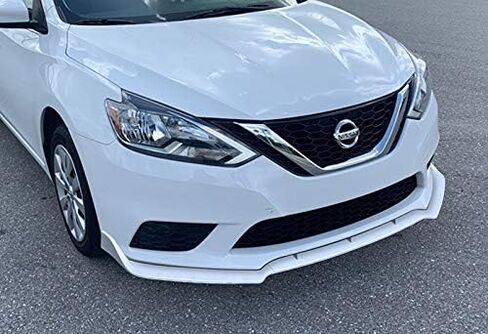 EPARTS 3PCS MOBER PUMPER BOMPER KIT SPOILER LIP متوافق مع 2016-2019 NISSAN Sentra (ألياف الكربون المطلية) in Kuwait