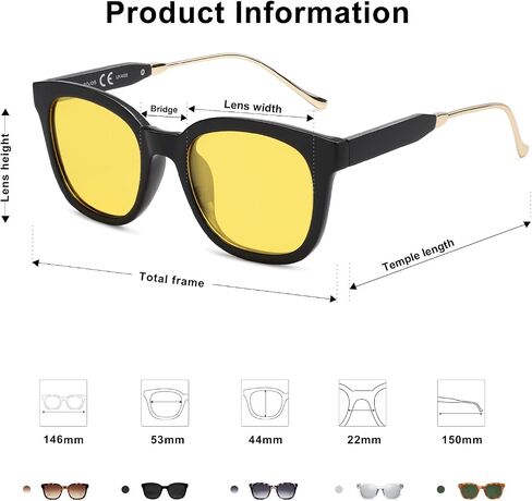 Sojos Classic Square Squarized Serglasses Womens Mens Retro Trendy UV400 Sunnies SJ2050 in Saudi Arabia