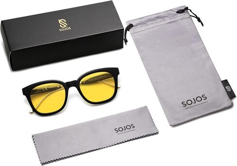 Sojos Classic Square Squarized Serglasses Womens Mens Retro Trendy UV400 Sunnies SJ2050 in Saudi Arabia