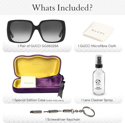 Gucci GG0632SA Designer Sunglasse مع مجموعة متميزة من الطبقات - مثال على الرفاهية والأناقة in Saudi Arabia