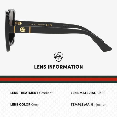 Gucci GG0632SA Designer Sunglasse مع مجموعة متميزة من الطبقات - مثال على الرفاهية والأناقة in Saudi Arabia