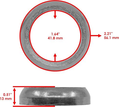 Caltric Muffler Gaskets Kit Compatible with Arctic Cat 700 Super Duty Diesel 4X4 2010 2013 2014 in Saudi Arabia