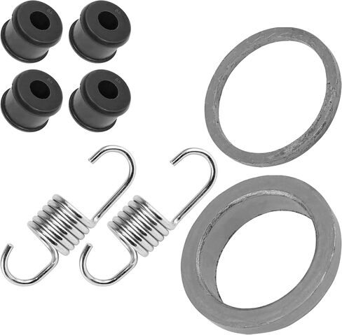 Caltric Muffler Gaskets Kit Compatible with Arctic Cat 700 Super Duty Diesel 4X4 2010 2013 2014 in Saudi Arabia