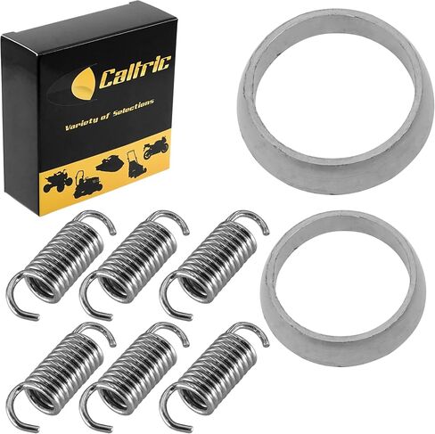 Caltric Muffler Gaskets & Springs Kit Compatible with Arctic Cat Wildcat 700 1992-1996 in Saudi Arabia