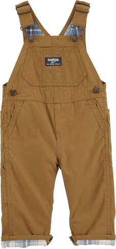 OshKosh B'Gosh Boy World's Best Overalls, Khaki, 3T in Saudi Arabia