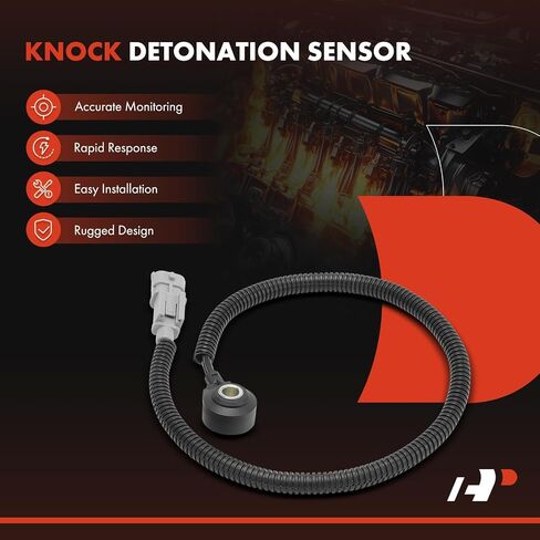 A-Premium Ignition Knock Detonation Sensor Compatible with Hyundai Genesis 2009-2014, Equus 2011-2016 & Kia Borrego 2009, 4.6L 5.0L, Replace# 393203F000 in Saudi Arabia