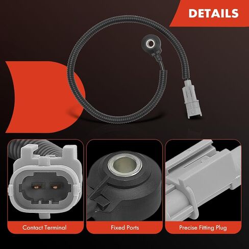 A-Premium Ignition Knock Detonation Sensor Compatible with Hyundai Genesis 2009-2014, Equus 2011-2016 & Kia Borrego 2009, 4.6L 5.0L, Replace# 393203F000 in Saudi Arabia