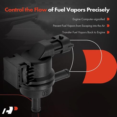 A-Premium Vapor Canister Purge Solenoid Valve Compatible with Hyundai Sonata, Santa Fe, Accent, Tucson, Genesis, Veloster, Azera & Kia Soul, Optima, Sorento, Forte, Sportage, Rio, Sedona, Cadenza in Saudi Arabia