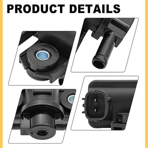 Vapor Canister Purge Solenoid Valve, Compatible with Accord 3.0L V6 2004-2007, Pilot 3.5L V6 2005-2008, Odyssey 3.5L V6 2005-2010, Ridgeline 3.5L V6 2006-2008, Replace OE #911-233, 12581985 in Saudi Arabia