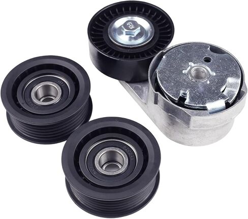 Drive Idler Pulley و Belt الموتر الطقم المتوافقة مع Maserati Ghibli Levante Quattroporte 3.0tt V6 ، استبدل 243857 278950 278940 286570 in Saudi Arabia