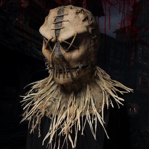Halloween Scary Mask, Creepy Scary Burlap Sack Masks Cosplay Party Headgear for Adult Men Women（Type A） in Saudi Arabia