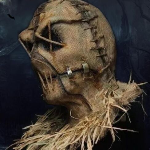 Halloween Scary Mask, Creepy Scary Burlap Sack Masks Cosplay Party Headgear for Adult Men Women（Type A） in Saudi Arabia
