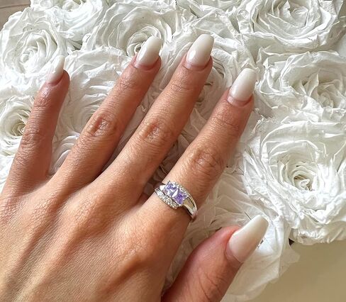 حلقات الأم الفضية الجنيه الفضية مع اثنين من البلادة الوعد in Kuwait