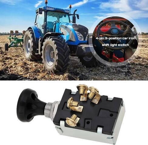 Sing F Ltd 30A 12V DC 3 مواقف دفع دفع سحب الإضاءة ضوء الإغلاق/تشغيل/تشغيل أضواء DASH أضواء السيارات أضاءة رأس المزلقة آلات البناء الزراعية in Kuwait