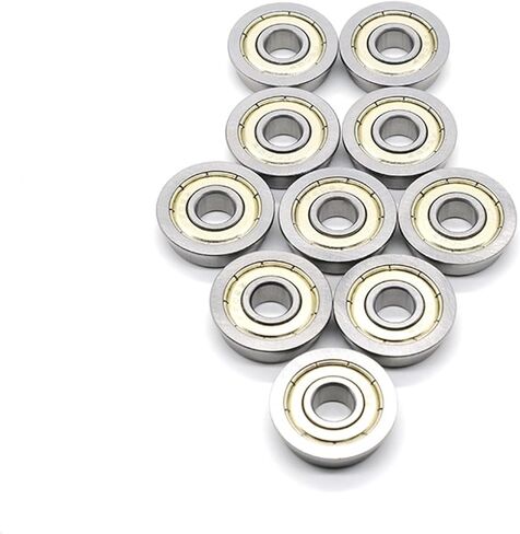 10pcs F608zz 8x22x7mm الحافة تحمل الفولاذ على تشغيل سلس لقطع الغيار ثلاثية الأبعاد in Saudi Arabia