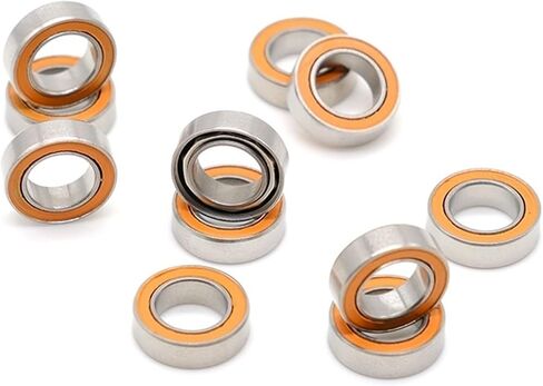10PCS SMR106RS CB 6X10X3 mm Ceramic Bearing ABEC-7 Miniature RC Motor SMR106RS CB Ball Bearings Ceramic Si3N4 in Saudi Arabia
