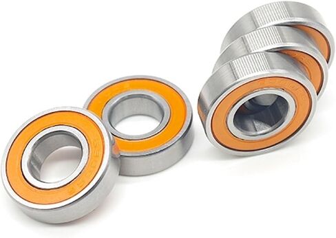 10PCS 6900RS 10x22x6 mm Bearing ABEC-7 Electric RC Car Truck 6900 RS 2RS Ball Bearings 6900-2RS Orange Sealed in Saudi Arabia