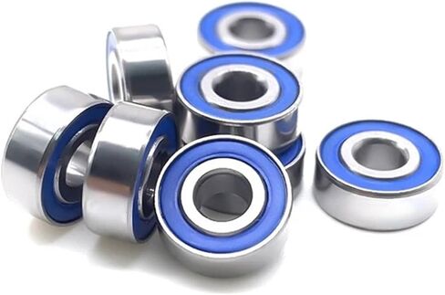 10PCS MR83RS 3x8x3 mm Chrome Steel Blue Rubber Seals Ball Bearings MR83RS ABEC-7 RC Car Truck Miniature Bearing in Saudi Arabia