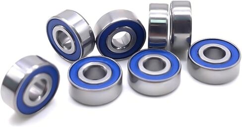 10PCS MR83RS 3x8x3 mm Chrome Steel Blue Rubber Seals Ball Bearings MR83RS ABEC-7 RC Car Truck Miniature Bearing in Saudi Arabia