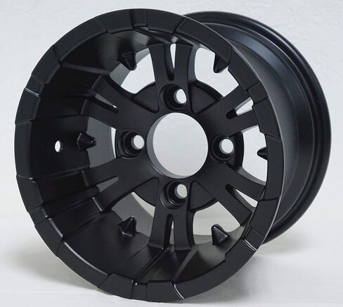 10 "مصاصي الدماء غير اللامع العجلات السوداء ث/ 22x11-10 نقطة جميع إطارات التضاريس - مجموعة من 4 in Kuwait