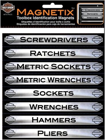 Harley-Davidson Magnetix Toolbox Magnets ، 16 Pack CG47000 in Saudi Arabia