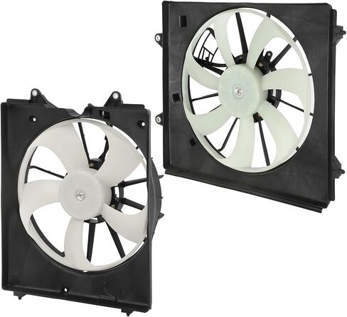 621-281 Radiator Condenser Fan Assembly & Radiator Condenser Fan Assembly fit 2011 2012 2013 2014 2015 2016 2017 for Honda Odyssey Replacement in Saudi Arabia