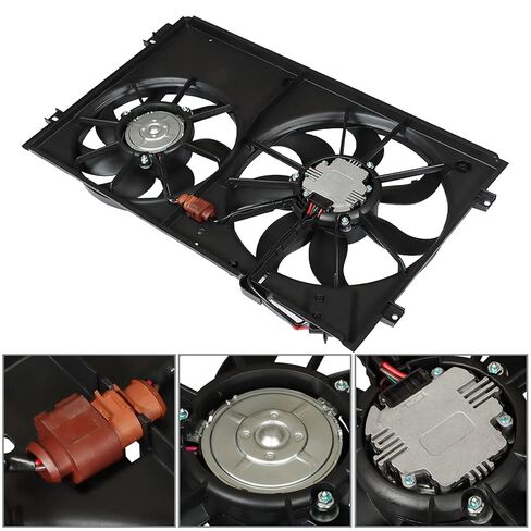 Radiator Fan Replacement for VW3120100 1K0959455DH Replacement for 2010 Base/Trendline, 2006-2007 Rabbit in Saudi Arabia