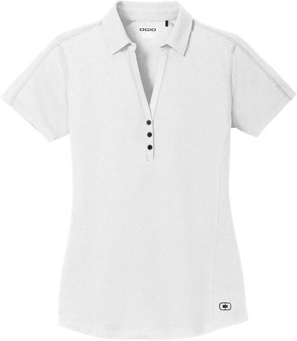 OGIO Women's Onyx Polo | رطوبة الفتل بولو للنساء ، قميص قصير الأكمام من أجل العمل والغولف in Kuwait