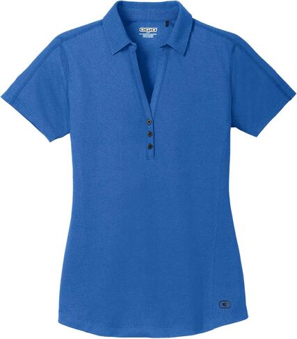 OGIO Women's Onyx Polo | رطوبة الفتل بولو للنساء ، قميص قصير الأكمام من أجل العمل والغولف in Kuwait