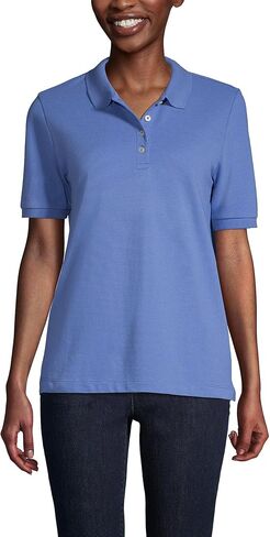 نهاية LANDS 'Women's Banded Short Sleeve Mesh Polo in Kuwait
