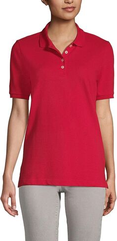 نهاية LANDS 'Women's Banded Short Sleeve Mesh Polo in Kuwait