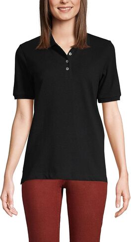 نهاية LANDS 'Women's Banded Short Sleeve Mesh Polo in Kuwait