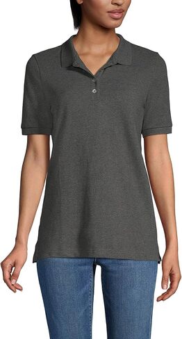 نهاية LANDS 'Women's Banded Short Sleeve Mesh Polo in Kuwait