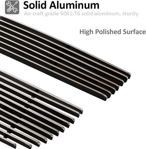 متوافق مع 2006 Chevy Silverado 1500 & 05-06 2500HD 3500 & 07 Classic Main Grille Insert Combo (Aluminium ، Chrome Billet Grille) in Saudi Arabia