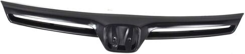 لجمعية Honda Civic Grille 2006 2007 2008 | قذيفة سوداء مطلية وأدخل | كوبيه | البلاستيك | HO1200174 | 75100SVAA01ZA in Kuwait