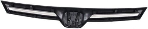 لجمعية Honda Civic Grille 2006 2007 2008 | قذيفة سوداء مطلية وأدخل | كوبيه | البلاستيك | HO1200174 | 75100SVAA01ZA in Kuwait
