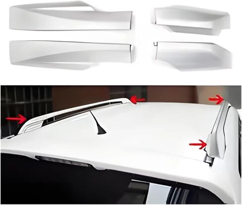 غطاء رأس الأمتعة لأمتعة CARD 4pcs الفضة متوافقة مع Toyota RAV4 XA30 2006-2012 حماية السكك الحديدية السقف in Kuwait