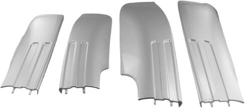 4PCS CAR Auto Tuto Rack Rack Rack Rail Redofit Retrofit End Cover Dome Case Caper متوافق مع BMW E71 E72 X6 2008-2014 in Kuwait