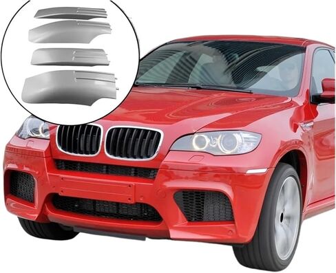 A58X-4PCS Car Auto Exterior Rack Roof Rack Rail End Cover Dome Holder Case Cap Compatible for BMW E71 E72 X6 2008-2014 in Saudi Arabia