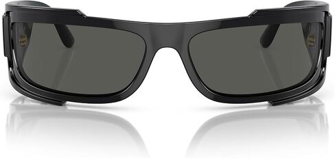 Versace Man Sunglasses White Frame, Dark Grey Lenses, 67MM in Saudi Arabia