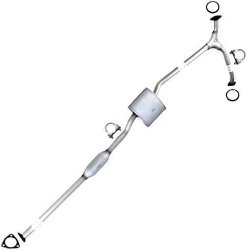 Northeastern Exhaust | Stainless Steel Exhaust Resonator Pipe Compatible for 1999-2003 Acura TL 3.2L | Free Clamps and Gaskets Included | Automotive Replacement Part in Saudi Arabia